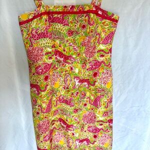 Key West boutique Vibrant Multicolor Tiger print Sleeveless Dress Size 6